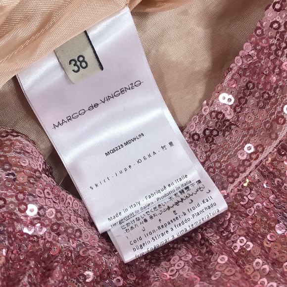 Marco De Vincenzo Sequins Midi Skirt - Picture 11 of 13